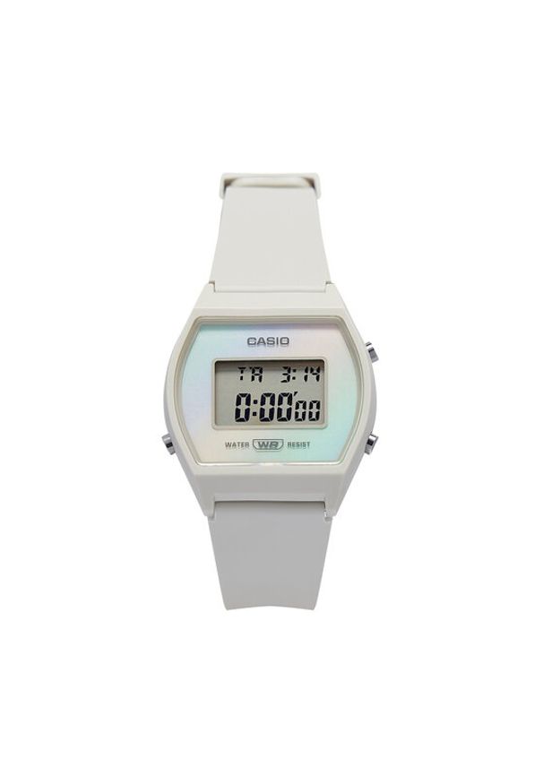 Casio Zegarek LW-205H -8AEF Biały. Kolor: biały