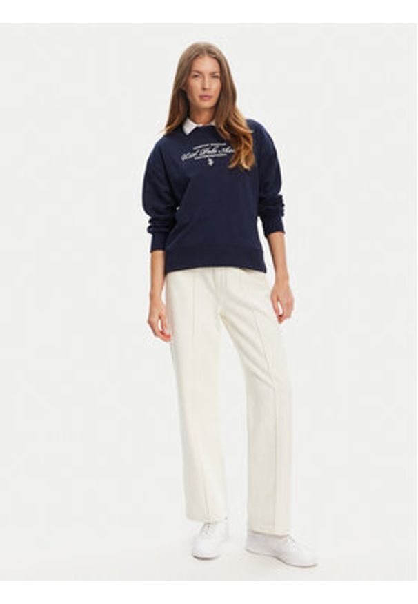 U.S. Polo Assn. Bluza WUP1352 Granatowy Regular Fit. Typ kołnierza: polo. Kolor: niebieski. Materiał: bawełna, syntetyk