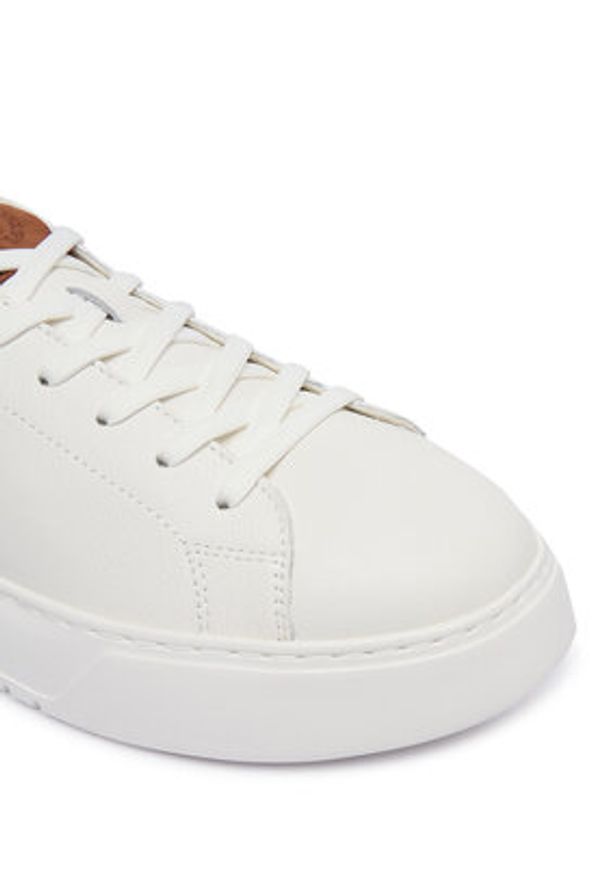 Polo Ralph Lauren Sneakersy RLite Court Tumbled 809P07170001 Biały. Kolor: biały. Materiał: skóra