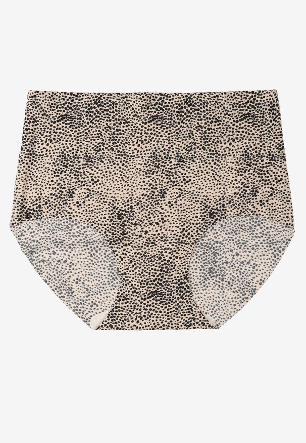 Renee - Czarno-Beżowe Bezszwowe Majtki Figi High Waist Dolevia. Stan: podwyższony. Kolor: czarny