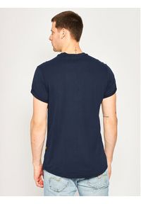 G-Star RAW - G-Star Raw T-Shirt Lash R T D16396-2653-B111 Granatowy Regular Fit. Kolor: niebieski. Materiał: bawełna #3