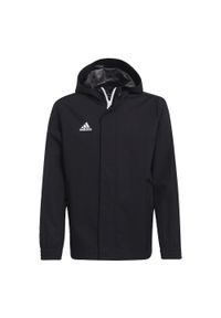 Adidas - Kurtka treningowa dla dzieci adidas Entrada 22 All Weather. Kolor: czarny. Sport: piłka nożna #1