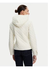Fracomina Kurtka przejściowa FR25SC3001O42301 Écru Slim Fit. Materiał: syntetyk