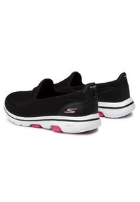 skechers - Skechers Półbuty Go Walk 5 15901/BKHP Czarny. Kolor: czarny. Materiał: materiał #5