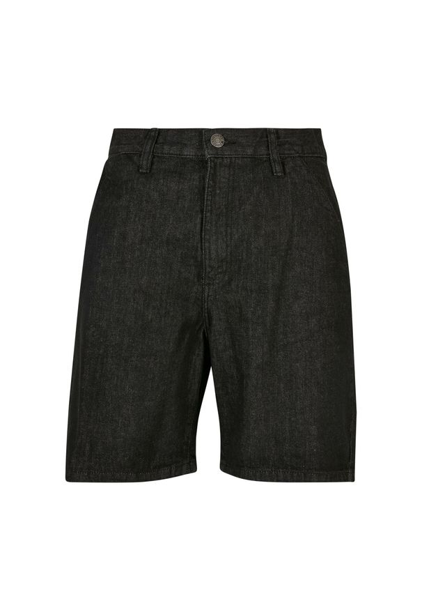 Szorty bermudzkie Urban Classics Organic Denim. Kolor: czarny. Materiał: denim. Długość: krótkie. Sezon: lato