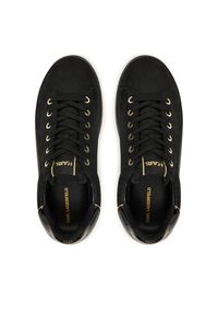 Karl Lagerfeld - KARL LAGERFELD Sneakersy KL67537 Czarny. Kolor: czarny. Materiał: skóra #4