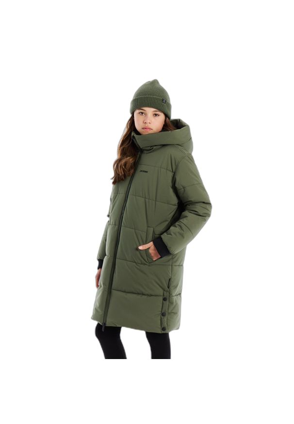 Kurtka dziewczęca Protest Mio. Kolor: zielony. Materiał: puch