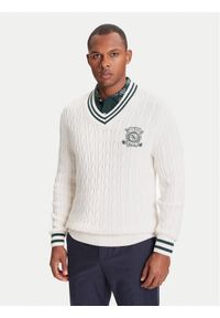 Guess Sweter M5YR12 Z30W1 Écru Regular Fit. Materiał: bawełna