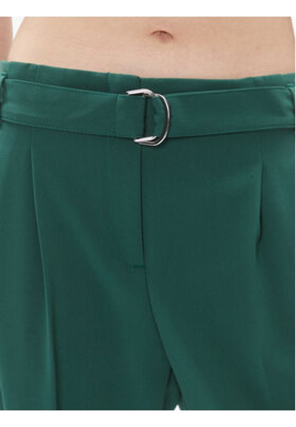 BOSS - Boss Spodnie materiałowe Tapiah 50490037 Zielony Regular Fit. Kolor: zielony. Materiał: syntetyk, materiał