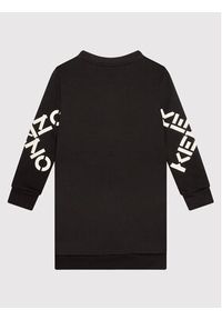 Kenzo kids - Kenzo Kids Sukienka codzienna K12055 Czarny Regular Fit. Okazja: na co dzień. Kolor: czarny. Materiał: syntetyk. Typ sukienki: proste. Styl: casual #3