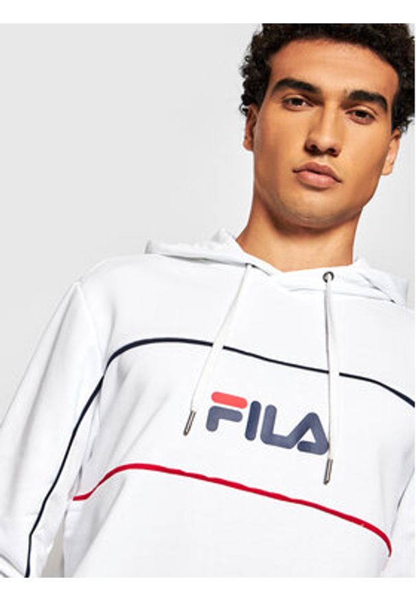 Fila Bluza Analu 688466 Biały Regular Fit. Kolor: biały. Materiał: bawełna