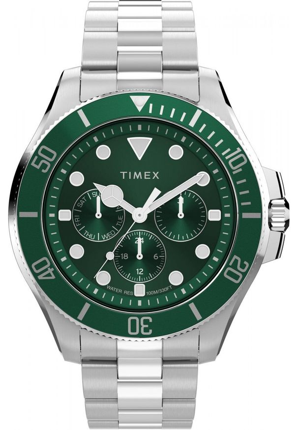 Zegarek Timex Zegarek męski Timex TW2Y33200 srebrny. Kolor: srebrny