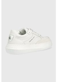 Calvin Klein Jeans sneakersy YW0YW00510.YAF kolor biały. Nosek buta: okrągły. Zapięcie: sznurówki. Kolor: biały #3