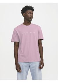 Jack & Jones - Jack&Jones T-Shirt Star 12234746 Różowy Relaxed Fit. Kolor: różowy. Materiał: bawełna #1