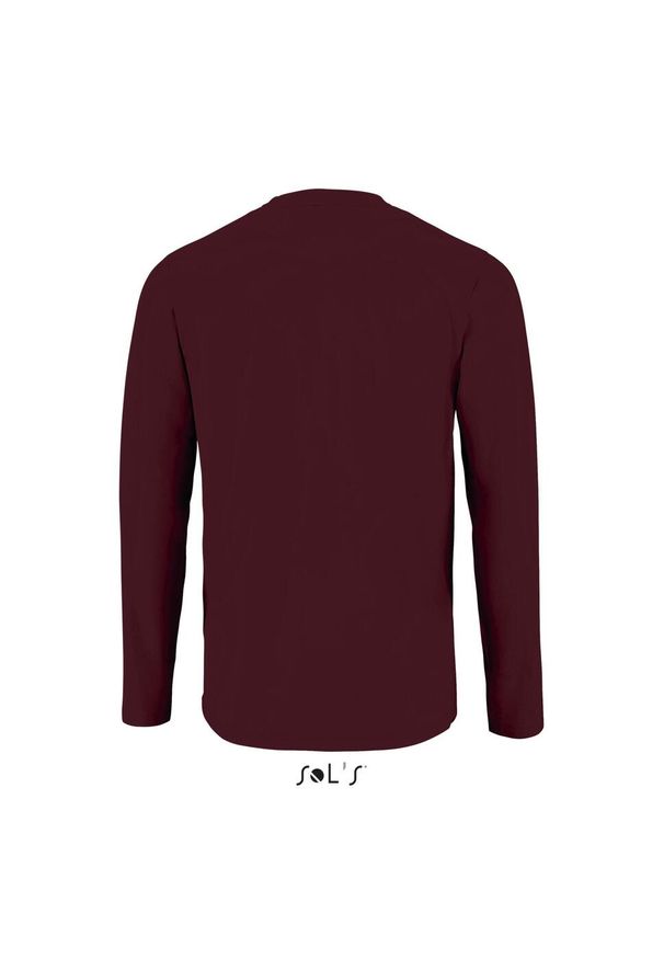 SOL'S - Koszulka Sol's Imperial Lsl. Okazja: na co dzień. Kolor: wielokolorowy, czerwony, brązowy. Długość rękawa: długi rękaw. Styl: casual, elegancki