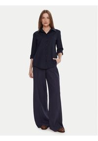 United Colors of Benetton - United Colors Of Benetton Koszula 5WPQDQ0AX Granatowy Regular Fit. Kolor: niebieski. Materiał: bawełna #5