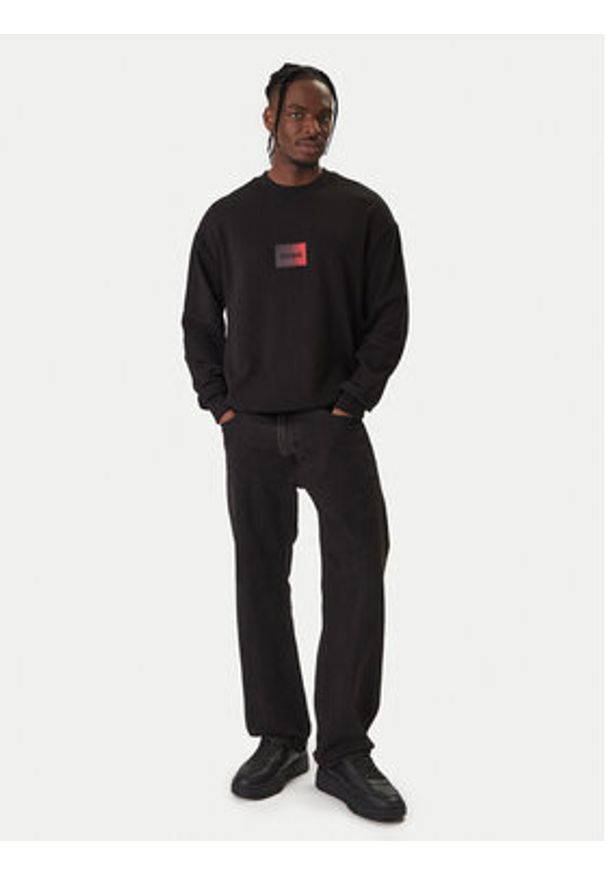 Hugo - HUGO Bluza Danotop 50553134 Czarny Regular Fit. Kolor: czarny. Materiał: bawełna