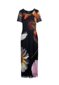 Desigual Sukienka codzienna Roterdam 25SWVK12 Czarny Slim Fit. Okazja: na co dzień. Kolor: czarny. Materiał: syntetyk. Typ sukienki: proste. Styl: casual #5