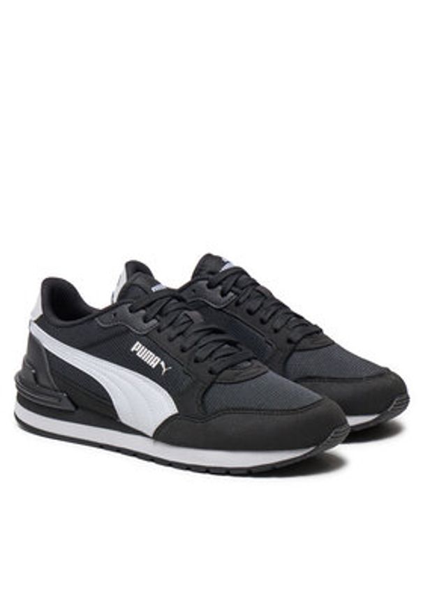 Puma Sneakersy ST Runner v4 Mesh Jr 399876 01 Czarny. Kolor: czarny. Materiał: zamsz, skóra