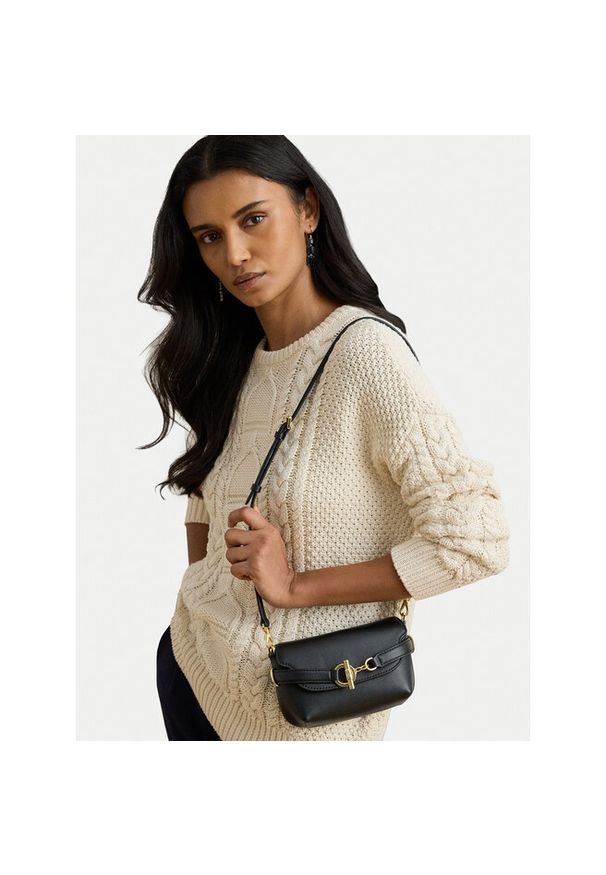 Lauren Ralph Lauren - Torebka LAUREN RALPH LAUREN. Kolor: czarny