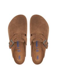 Birkenstock Klapki Boston Sfb 1030814 Brązowy. Kolor: brązowy. Materiał: zamsz, skóra #4