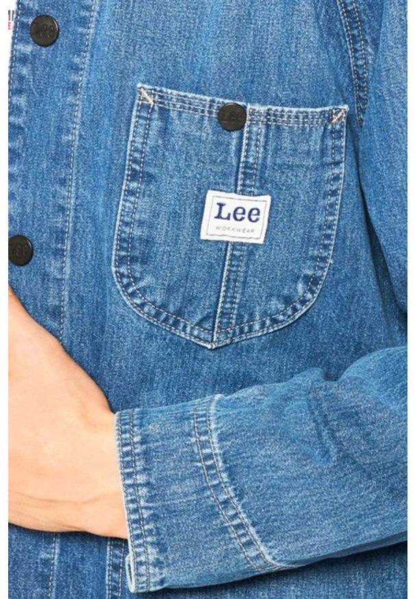 Lee - LEE LOCO REWORK MĘSKA KURTKA JEANSOWA REGULAR FIT L87PKEZS 112122946. Materiał: jeans