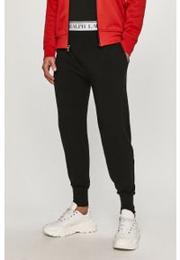 Polo Ralph Lauren - Spodnie. Kolor: czarny. Materiał: dzianina. Wzór: nadruk #1