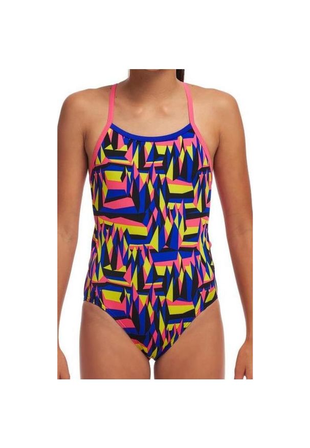 FUNKITA - Strój do pływania dziewczęcy Funkita Spike Me - Twisted. Kolor: wielokolorowy