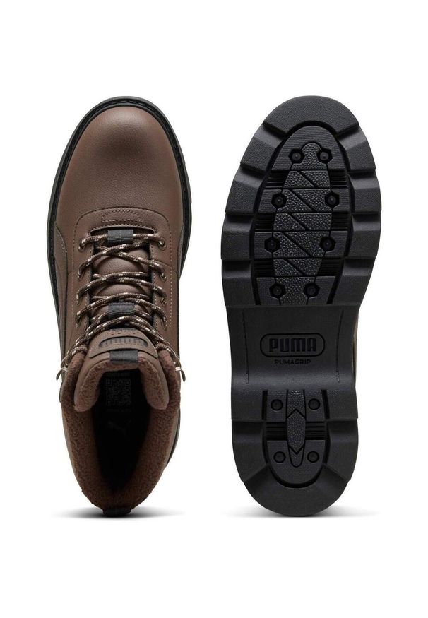 Buty Puma Desierto V3 Flat, Dla obu płci. Kolor: brązowy. Materiał: skóra ekologiczna, materiał. Sport: fitness