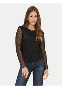 only - ONLY Bluzka Siena 15362924 Czarny Regular Fit. Kolor: czarny. Materiał: syntetyk
