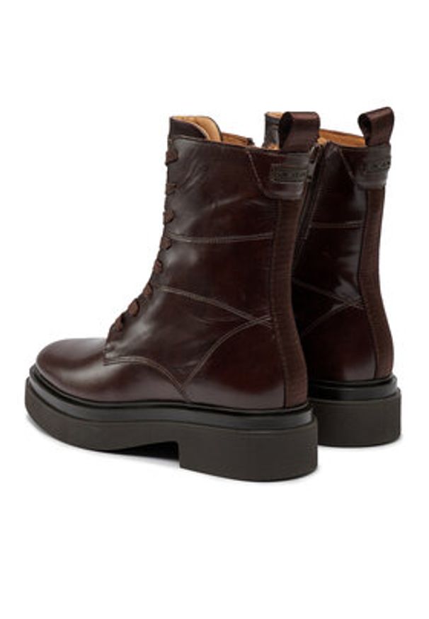 GANT - Gant Botki Zandrin Mid Boot 27541381 Brązowy. Kolor: brązowy. Materiał: skóra