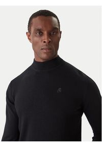 Karl Lagerfeld - KARL LAGERFELD Golf 655002 554399 Czarny Slim Fit. Typ kołnierza: golf. Kolor: czarny. Materiał: wełna #3