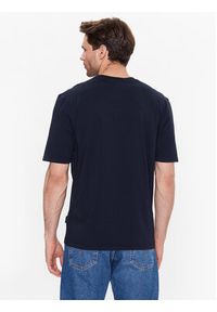 Sisley T-Shirt 3I1XS101J Granatowy Regular Fit. Kolor: niebieski. Materiał: bawełna #3