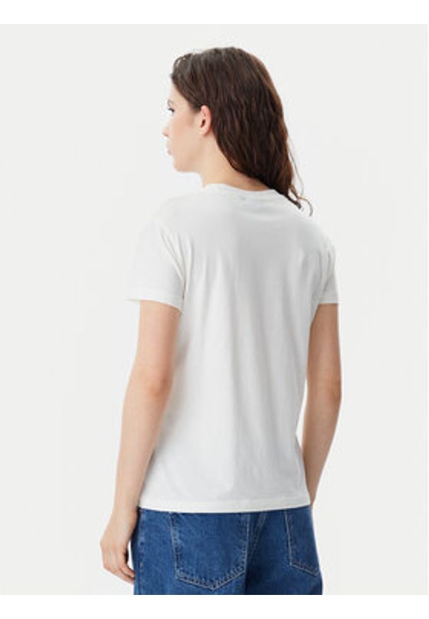 Napapijri T-Shirt NP0A4IP1 Biały Regular Fit. Kolor: biały. Materiał: bawełna