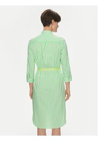 JOOP! Sukienka koszulowa 30042008 Zielony Regular Fit. Kolor: zielony. Materiał: bawełna. Typ sukienki: koszulowe #9