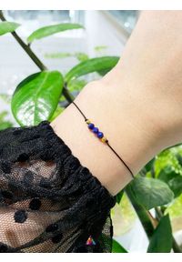 Brazi Druse Jewelry - Bransoletka Szczęścia Lapis Lazuli. Materiał: srebrne. Kamień szlachetny: lapis lazuli