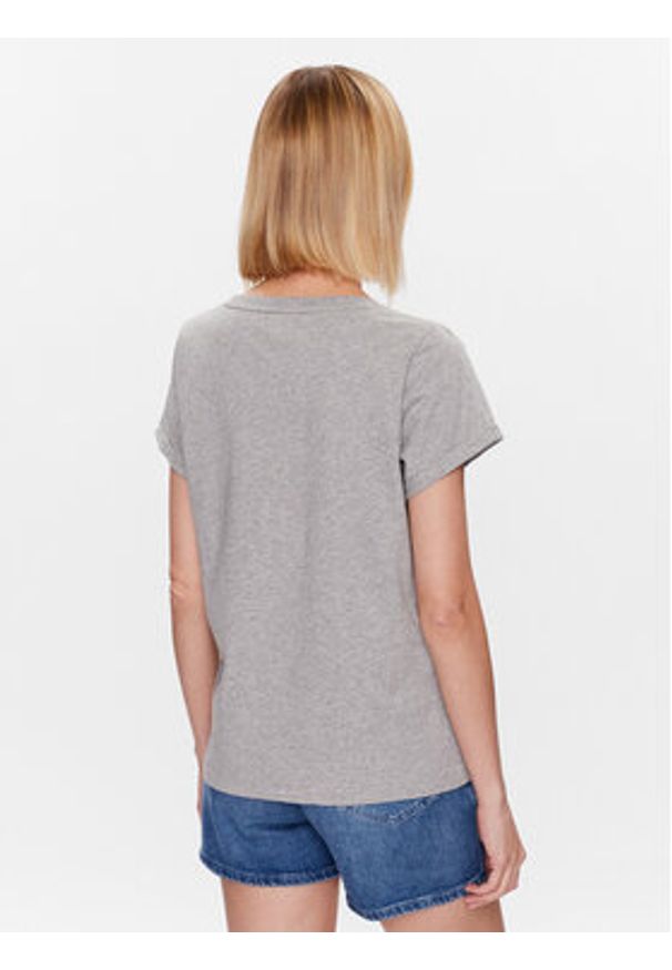 TOMMY HILFIGER - Tommy Hilfiger T-Shirt UW0UW04525 Szary Regular Fit. Kolor: szary. Materiał: bawełna
