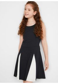 bonprix - Sukienka z dżerseju z czystej bawełny. Kolor: czarny. Materiał: jersey, bawełna. Długość rękawa: na ramiączkach. Styl: elegancki #2