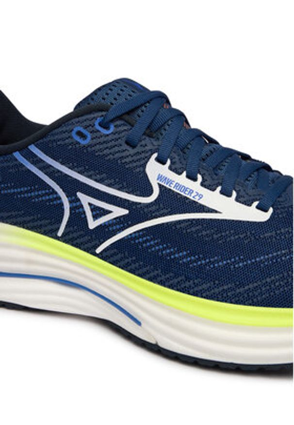 Mizuno Buty do biegania Wave Rider 29 J1GC2503 52 Granatowy. Kolor: niebieski. Materiał: materiał. Model: Mizuno Wave