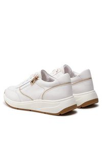 Geox Sneakersy D Cristael D45MXE 00085 C1000 Biały. Kolor: biały. Materiał: skóra
