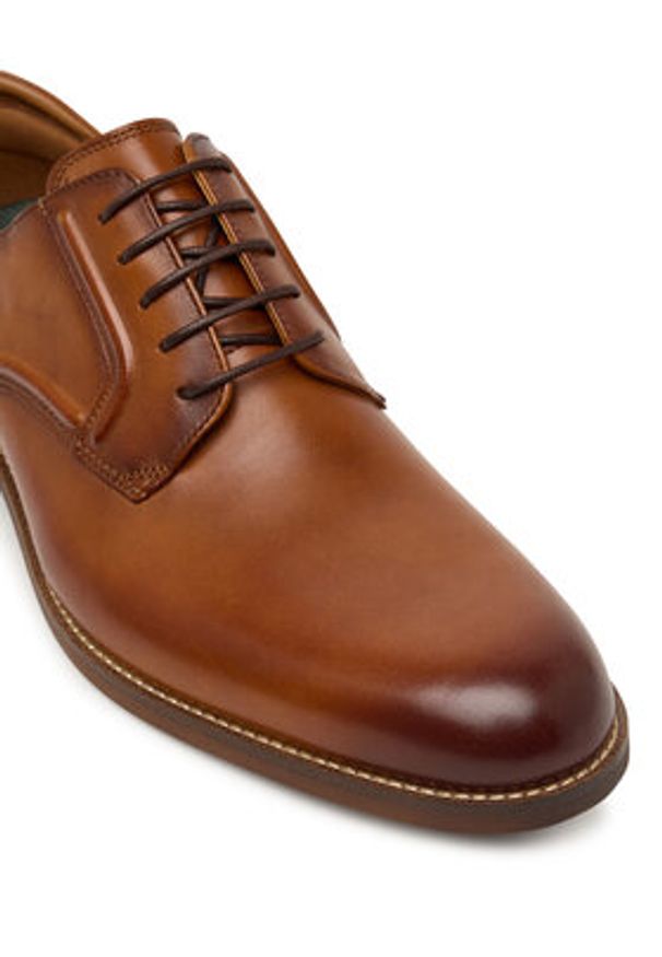 Clarks Półbuty CraftRemi Lace 26186389 Brązowy. Kolor: brązowy. Materiał: skóra