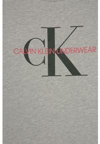 Calvin Klein Underwear - Bluza bawełniana dziecięca 128-176 cm. Okazja: na co dzień. Typ kołnierza: bez kaptura. Kolor: szary. Materiał: bawełna. Długość rękawa: raglanowy rękaw. Wzór: nadruk. Styl: casual #3