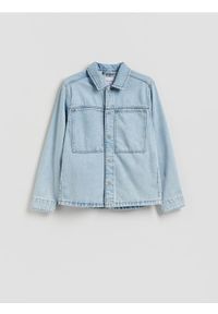 Reserved - Jeansowa koszula comfort fit - niebieski. Kolor: niebieski. Materiał: jeans