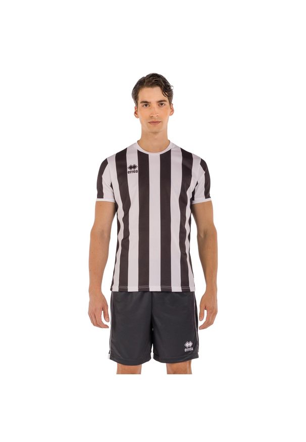 ERREA - Koszulka Errea Strip. Kolor: czarny, wielokolorowy, biały. Sport: piłka nożna
