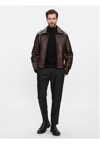 Calvin Klein Chinosy K10K111716 Czarny Slim Fit. Kolor: czarny. Materiał: wiskoza #2