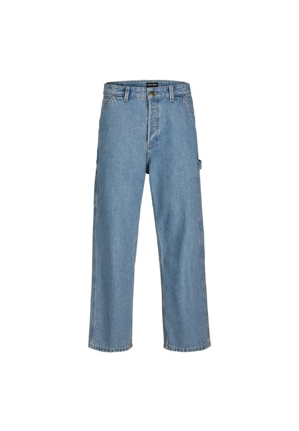 Jeansy Jack & Jones Alex Carpenter 841 niebieski denim. Kolor: niebieski. Materiał: denim, jeans. Sport: skateboard
