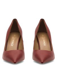Eva Minge Szpilki EVORA-V1278-08-8 Czerwony. Kolor: czerwony. Materiał: skóra. Obcas: na szpilce #5