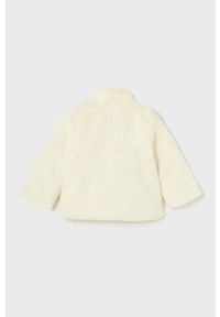 Mayoral kurtka niemowlęca kolor beżowy. Kolor: beżowy. Materiał: materiał. Wzór: gładki #2