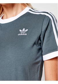 Adidas - adidas T-Shirt adicolor Clasics 3-Stripes GN2914 Szary Regular Fit. Kolor: szary. Materiał: bawełna #5