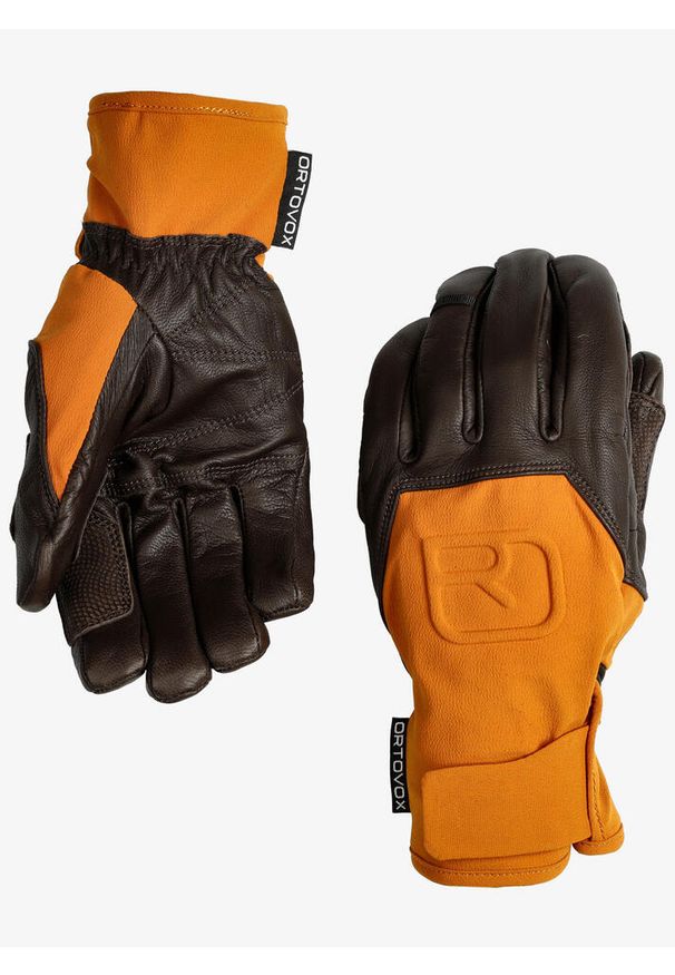 ORTOVOX - Rękawiczki z membraną Ortovox Alpine Pro Glove. Kolor: brązowy. Sezon: zima. Sport: narciarstwo